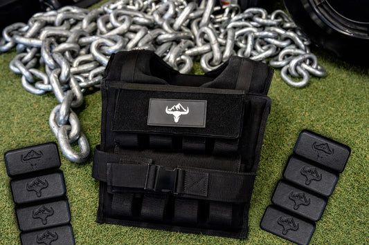 Rough Country Fitness Reaper Nighthawk Weighted Vest - Up to 35 lbs.